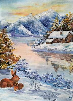 "Зимна прелест". Емили Цонева, 16 г.