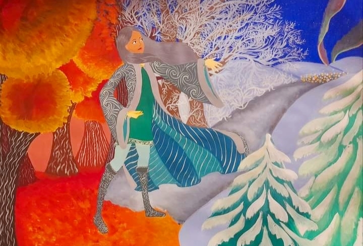 "Зимна приказка". Виктория Кънчева, 17 г. 