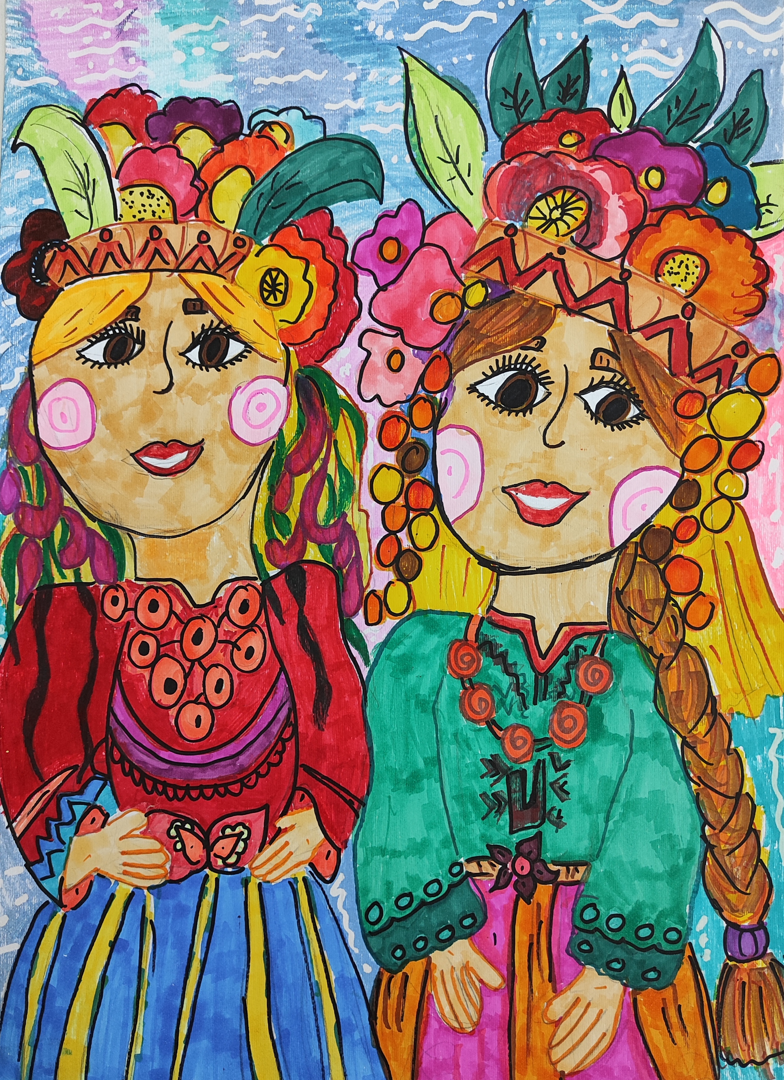 "Лазарки". Лилия Атанасова, 8 год. 