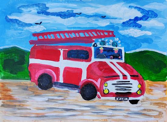 "Пожарникари", Диана Георгиева, 10 г.