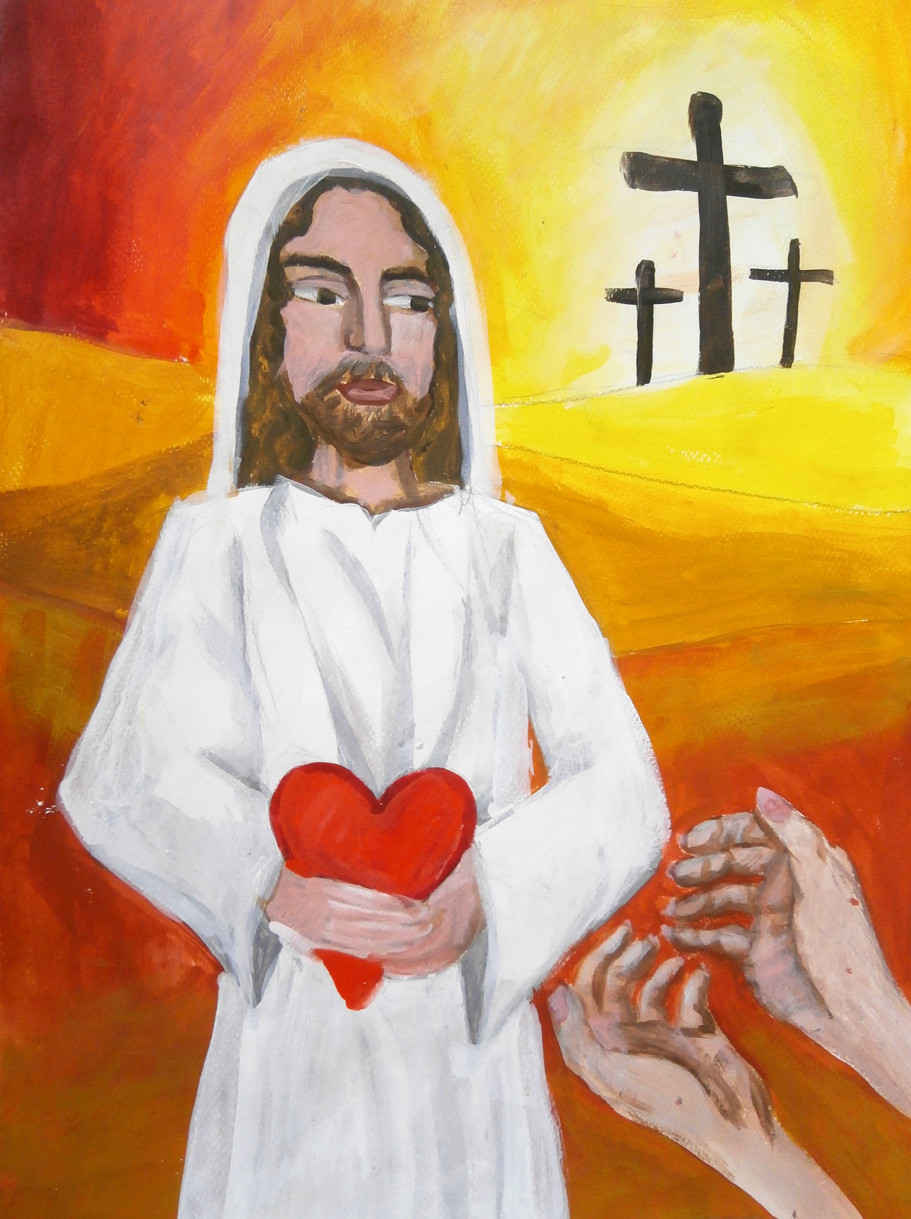 "Спасителната любов на Исус Христос". Аделина Петрова, 13 г. 