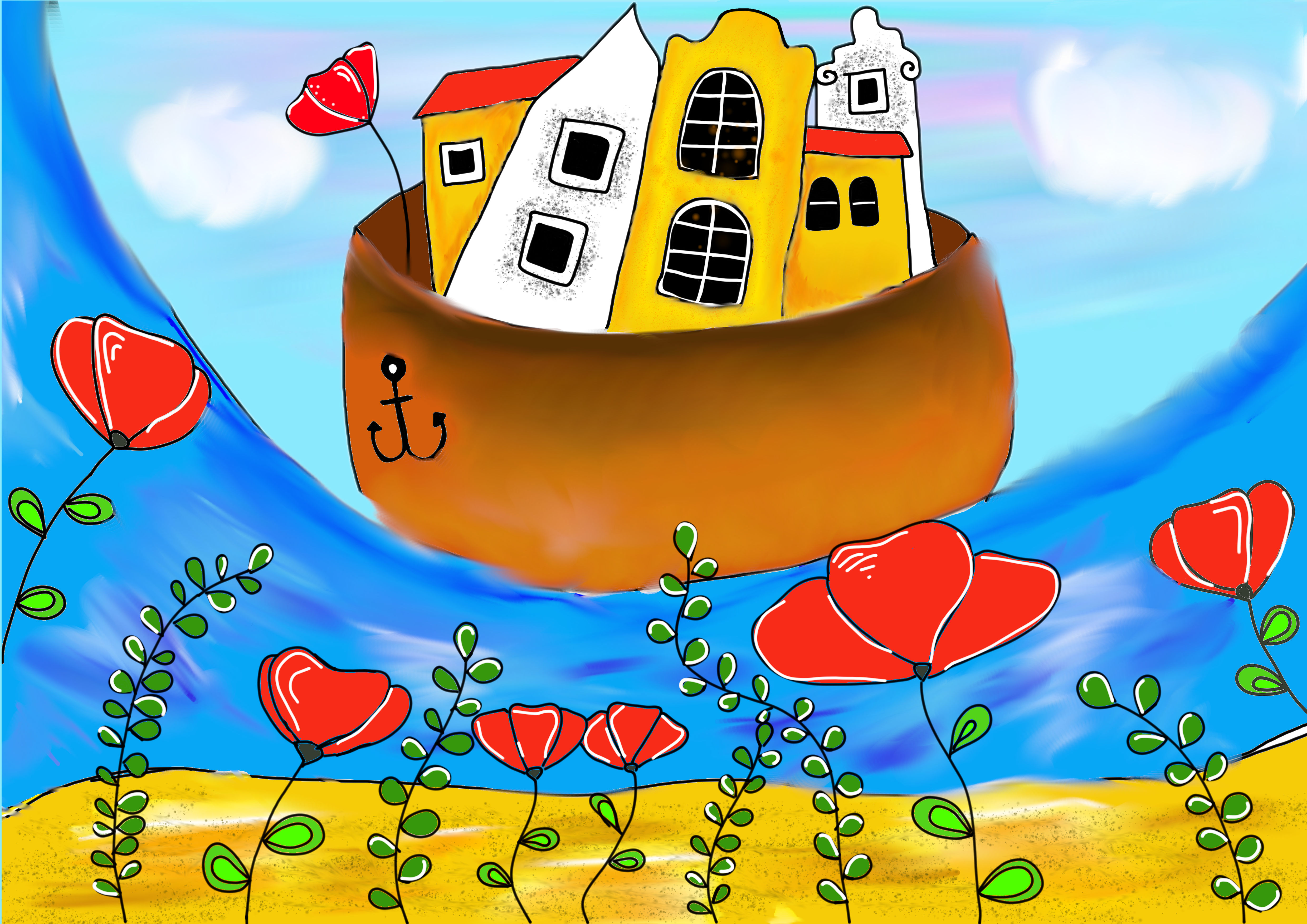 Лодка в морето