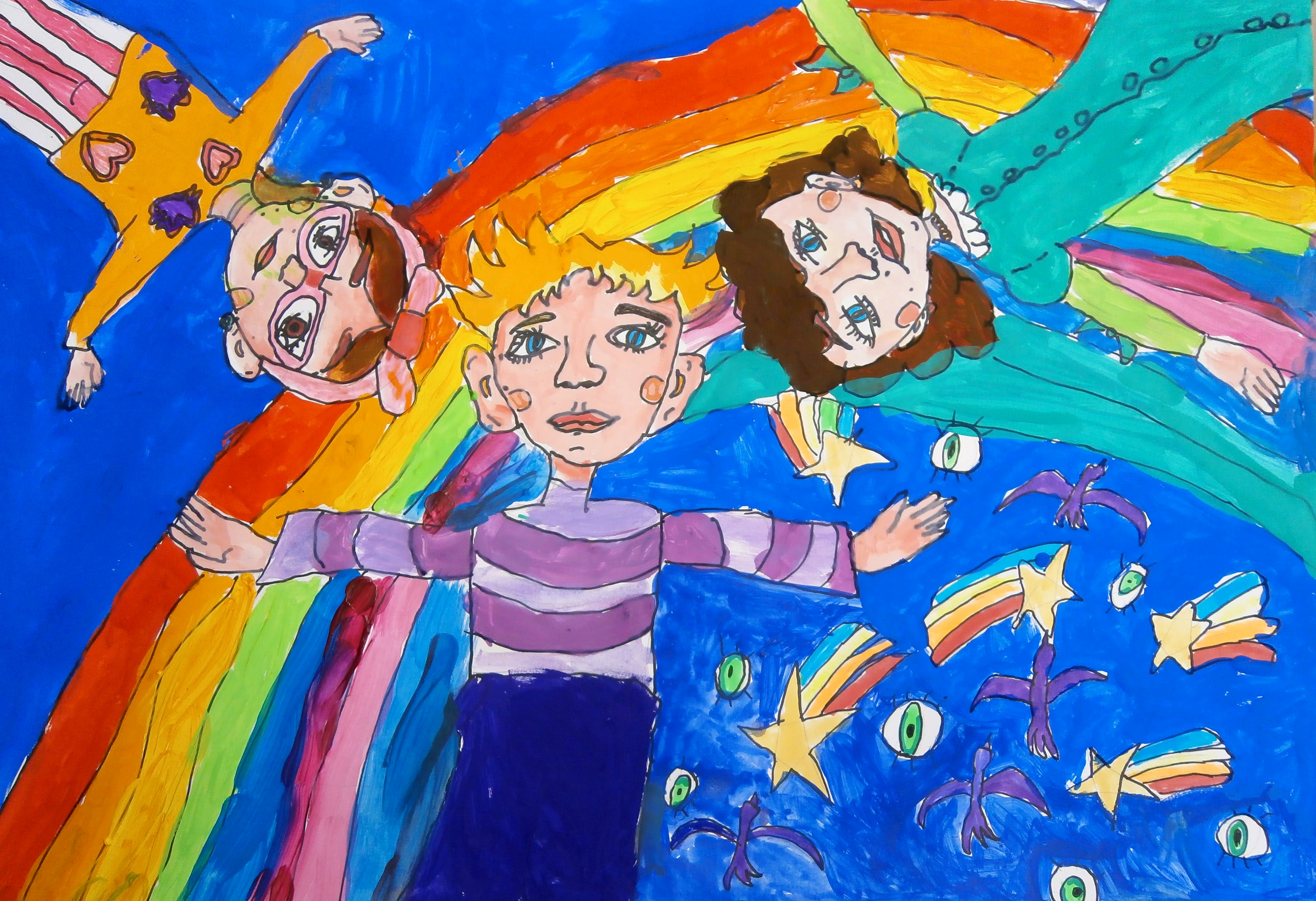 "Дарявам приятелство без граници", Калина Аш, 9 г.