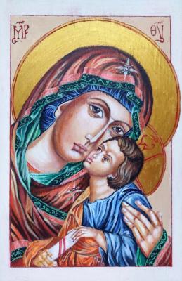 Икона Богородица и младенеца