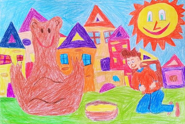 "Храна за дивите животни". Христо Бончев, 8 г.