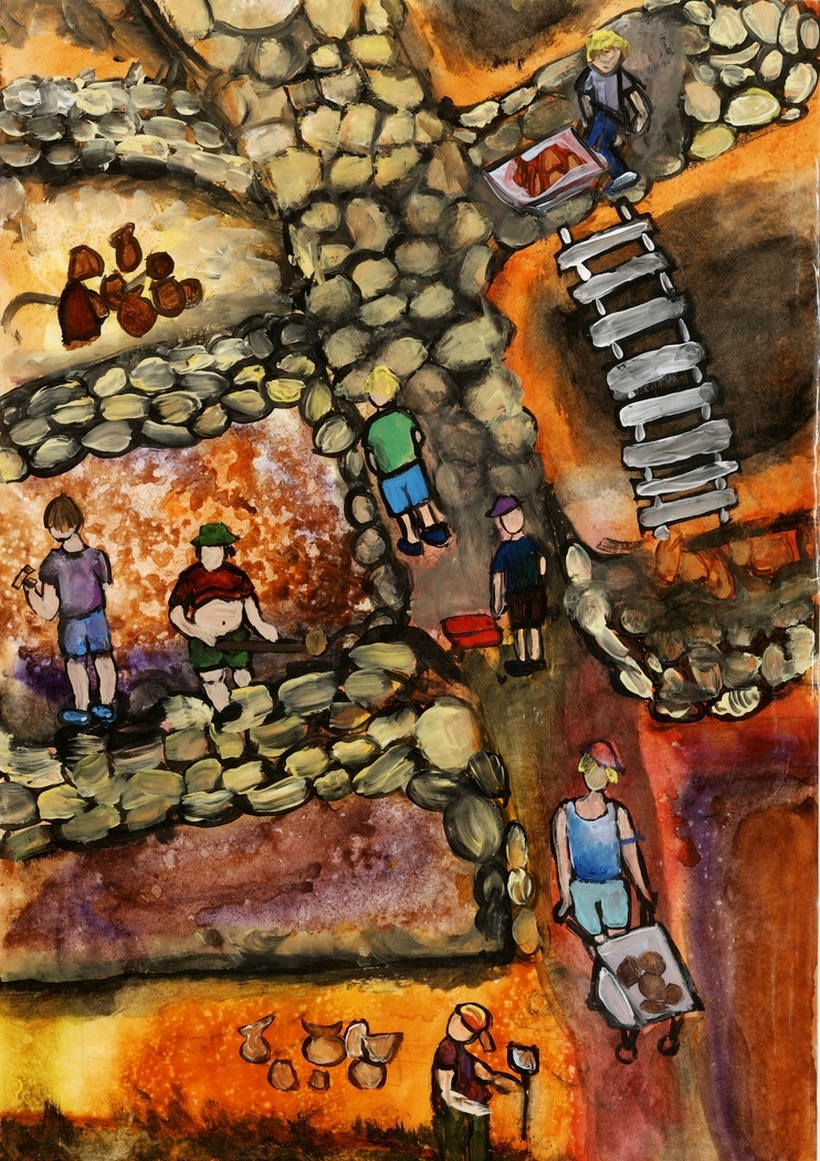  "Разкопки на Плиска". Лорийн Александрова, 13 г.