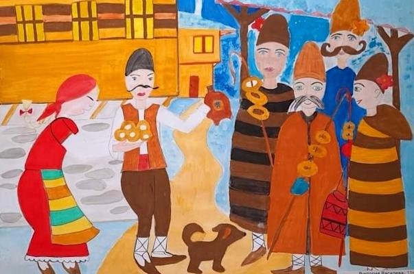 "Коледари". Виктория Василева, 12 г.