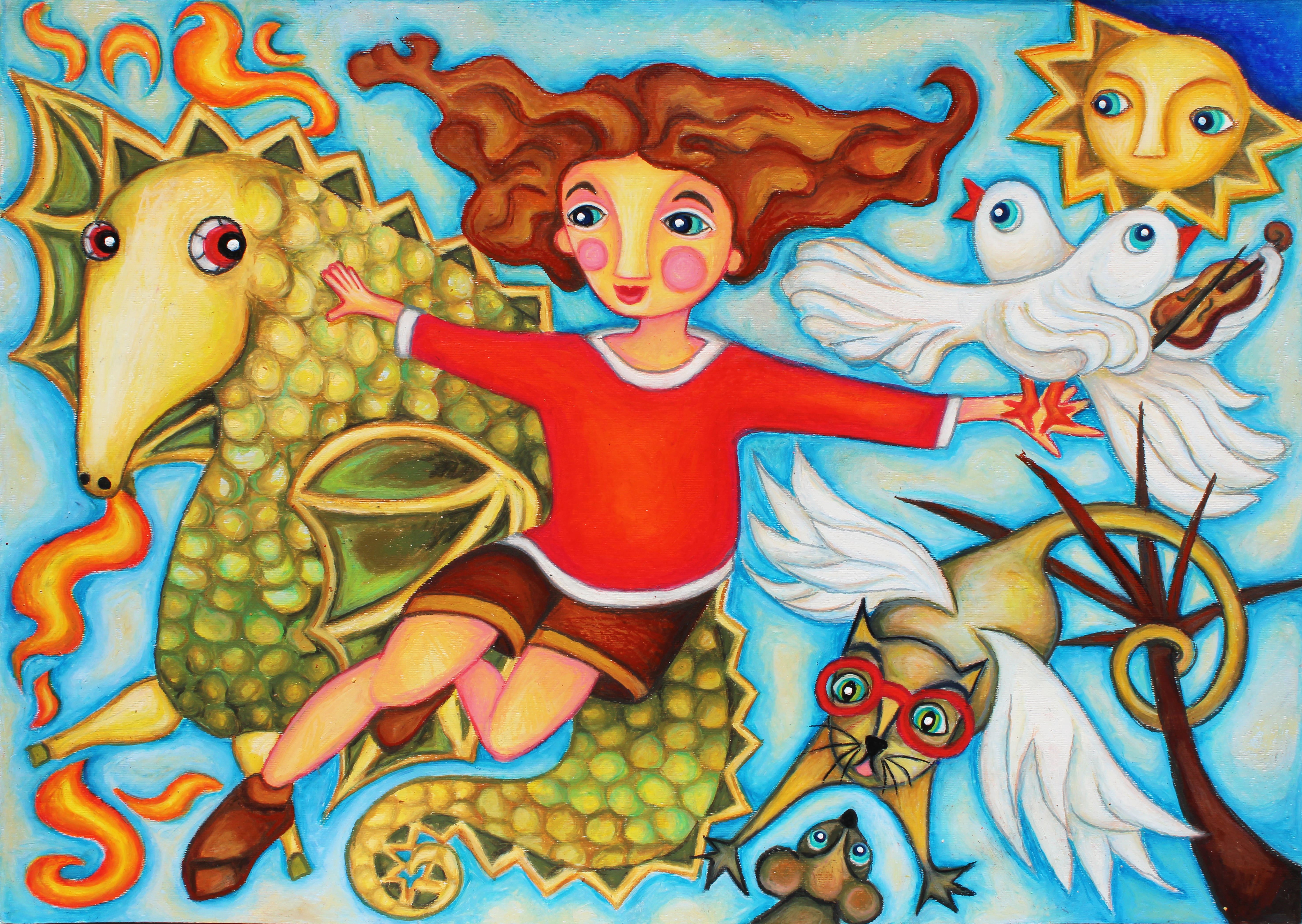 Златен медал от Световния конкурс за детска рисунка „Малък Зограф“ 2024