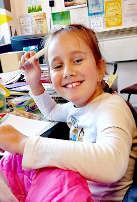 Рая Мутафчиева, 8 г., Клуб "Светлини сред сенките", гр. Казанлък