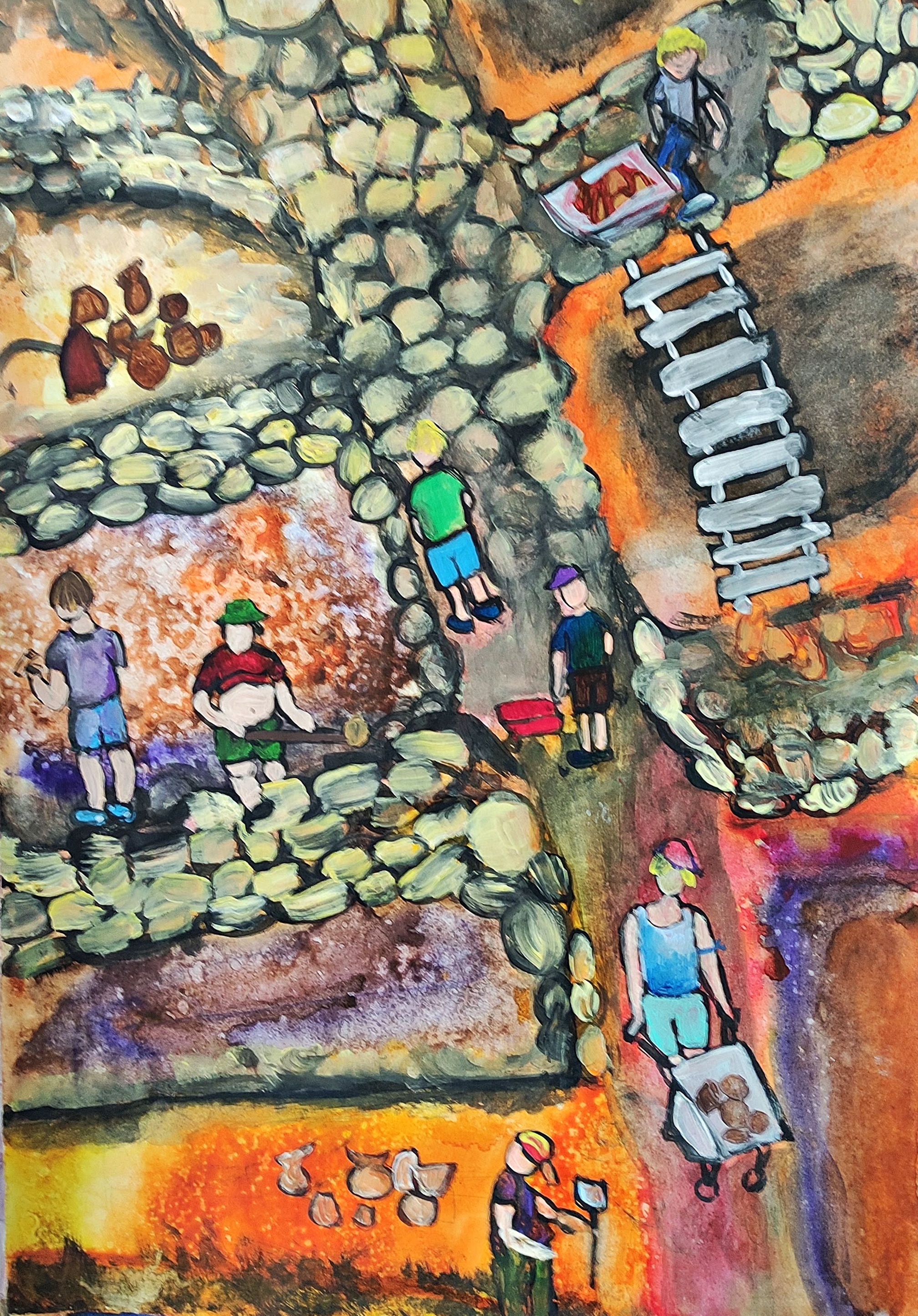 Бургаските "елфини" рисуват българската история