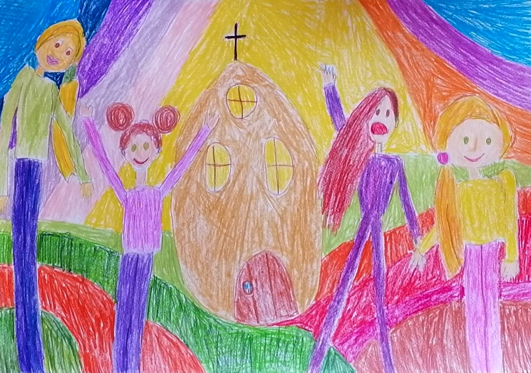 "Неделно училище". Алекса Димова, 5 г.