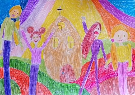 "Неделно училище". Алекса Димова, 5 г.