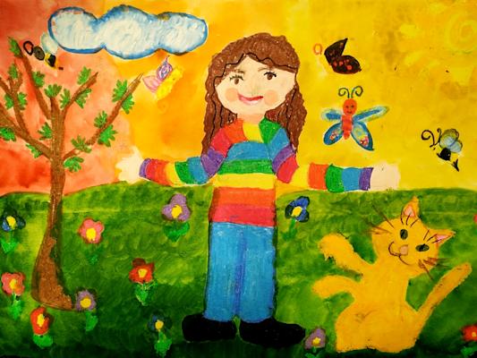 "Пролет". Изел Ислям Хулисин, 10 год.