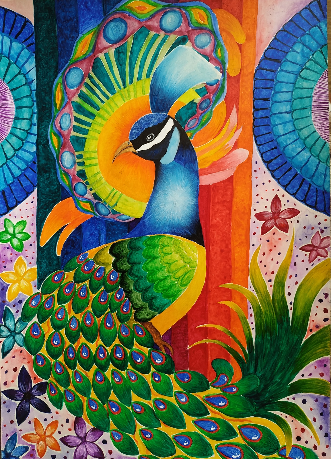 "Паун". Кристина Пламенова Георгиева, 15 год.