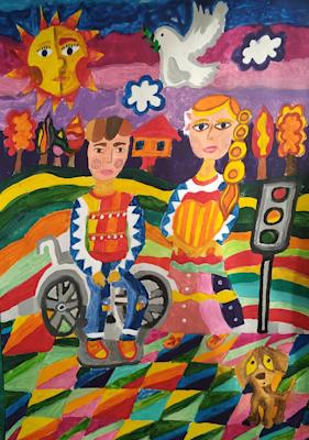 "Съпричастие". Кристияна Кристиянова Бужева, 9 год.