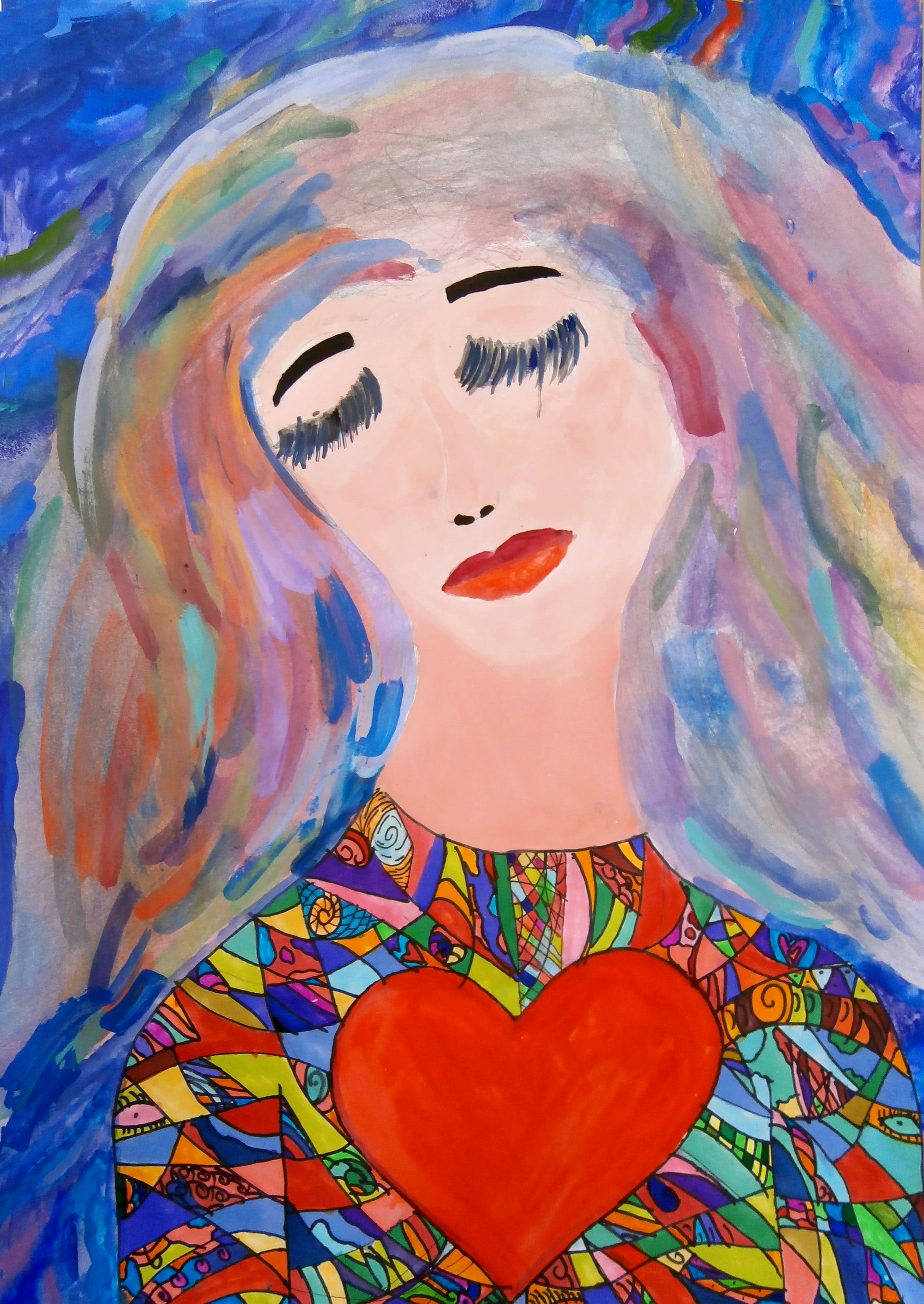 "Сърцето ми прелива от любов". Патрисия Василева, 9 г.