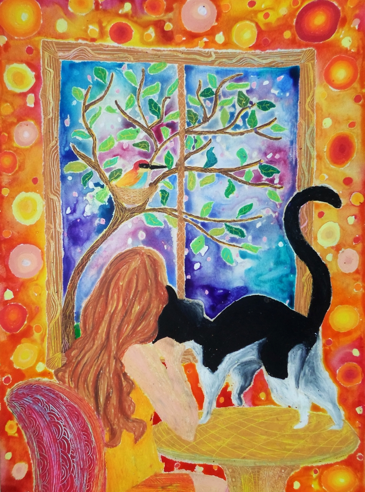 "Зад прозореца". Александра Атанасова, 19 г., Школа "Арт Попово"