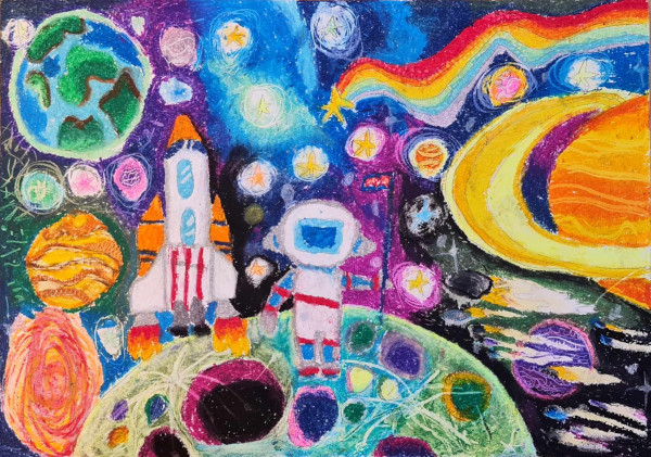 „Необятният Космос“ на Кристиан Петров от Плевен