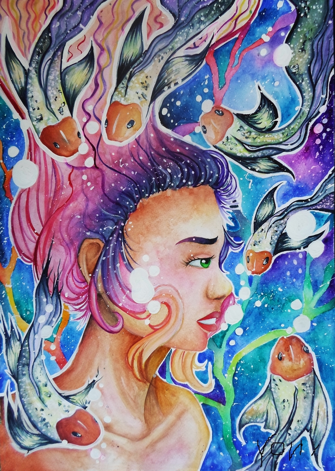 Момиче и море