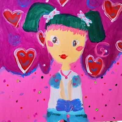 "Момиче". София Топалович, 7 г.