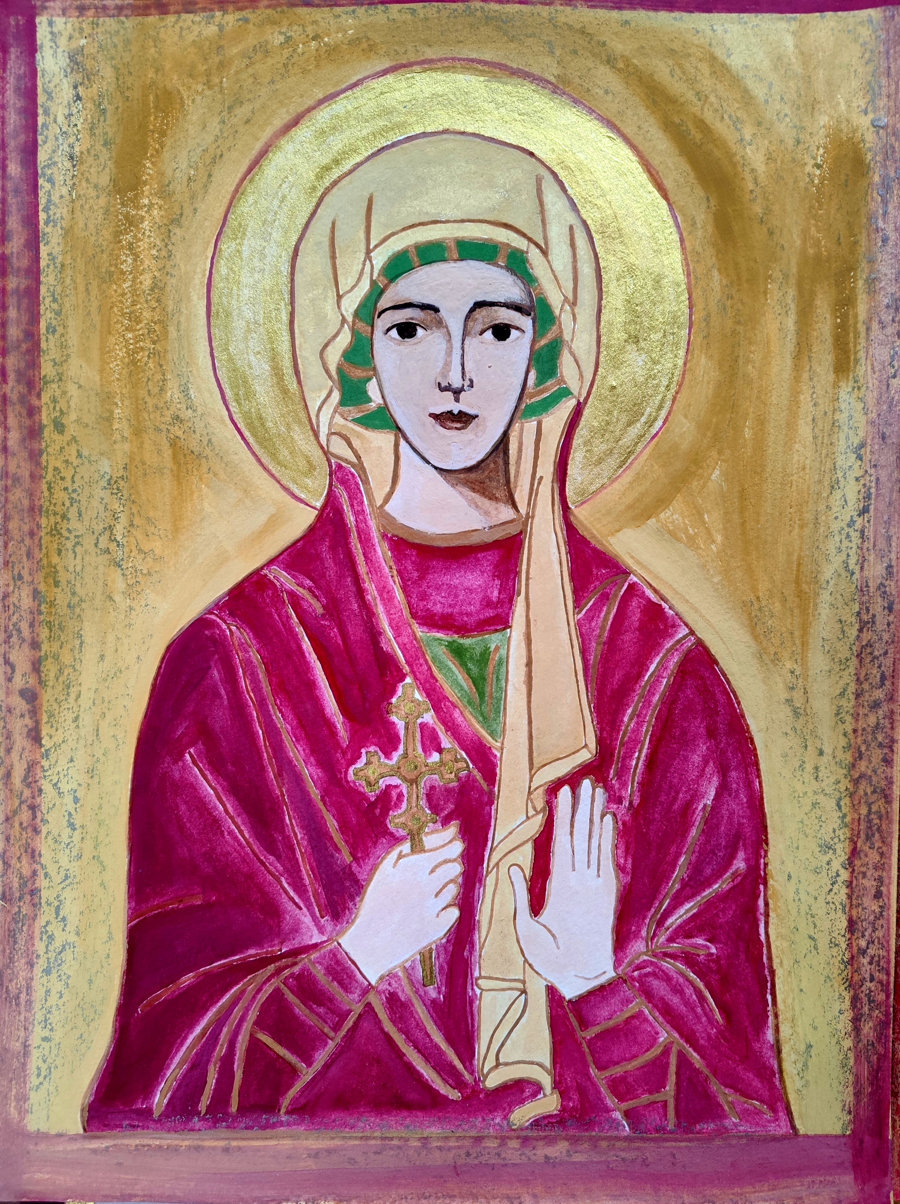 Икона на св. Марина, Мариета Делчева, 11 г.