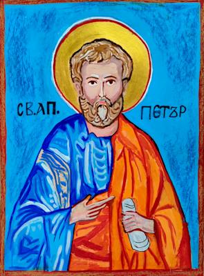 Икона на Св. Петър, Теодор Овчаров, 10 г.