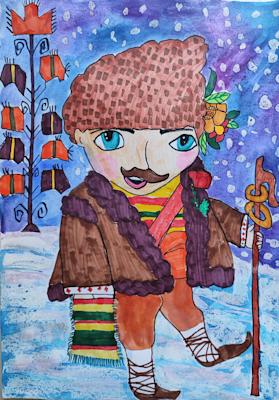 "Коледар". Йоана Станимирова, 7 год.