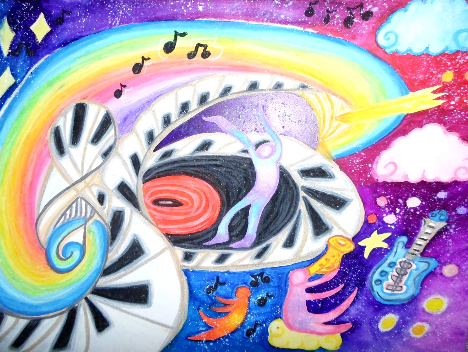 "Сънища". Бурчин Дениз Билял, 13 год.