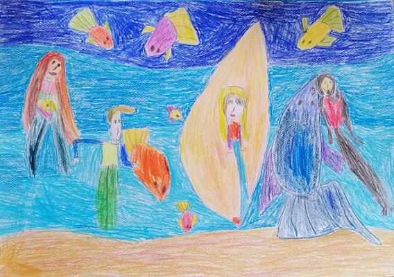 "Чисто море". Алекса Димова, 5 г.