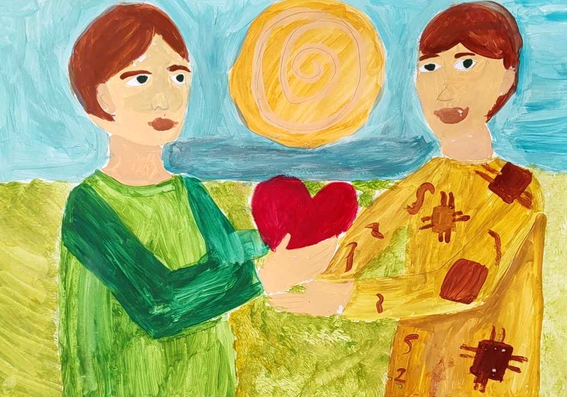 "Срещата на бедността с богатството", Александра Котова, 9 г. 