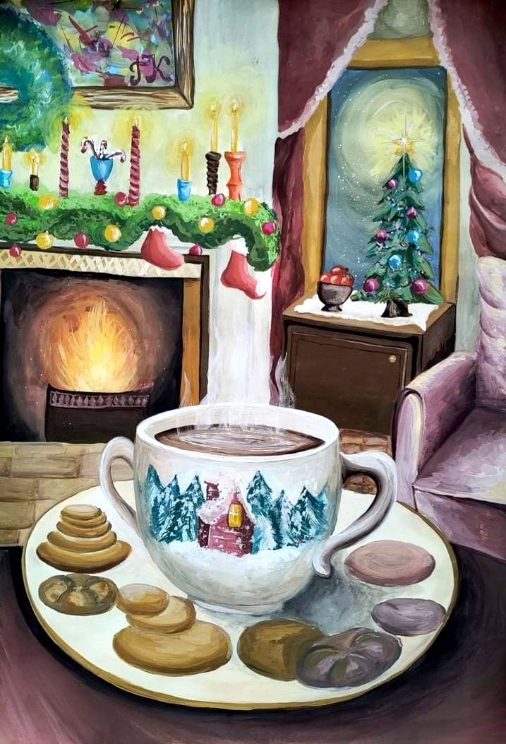 "В очакване на Коледа". Габриела Кирева, 16 г.