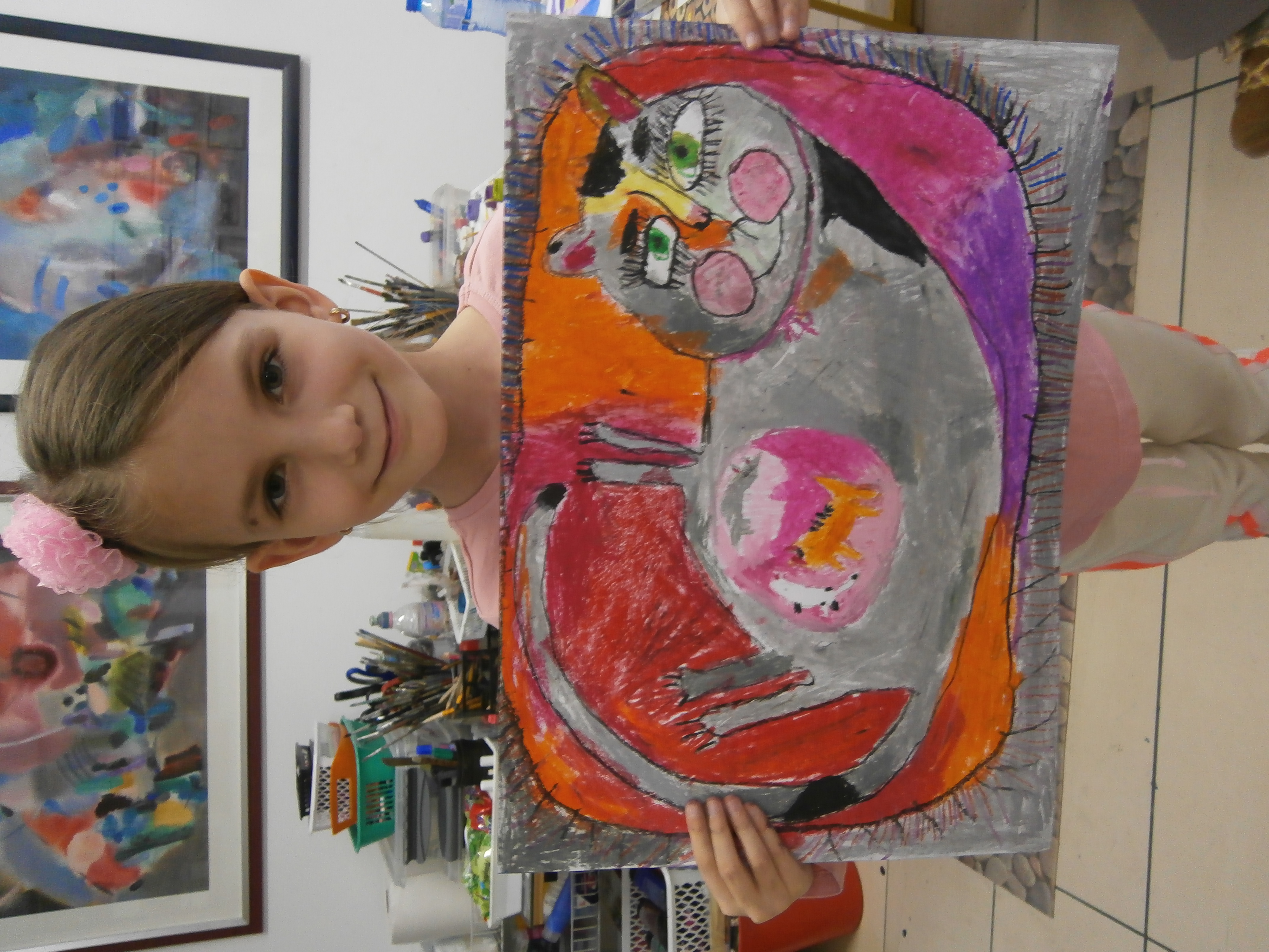 Ангелина Спасова, 8 г., "Бременната котка" 