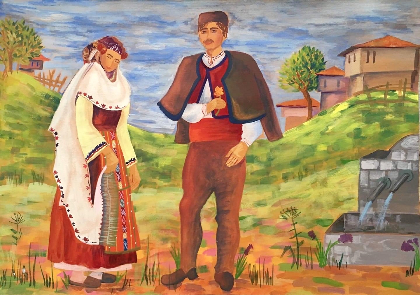 "На чешмата"