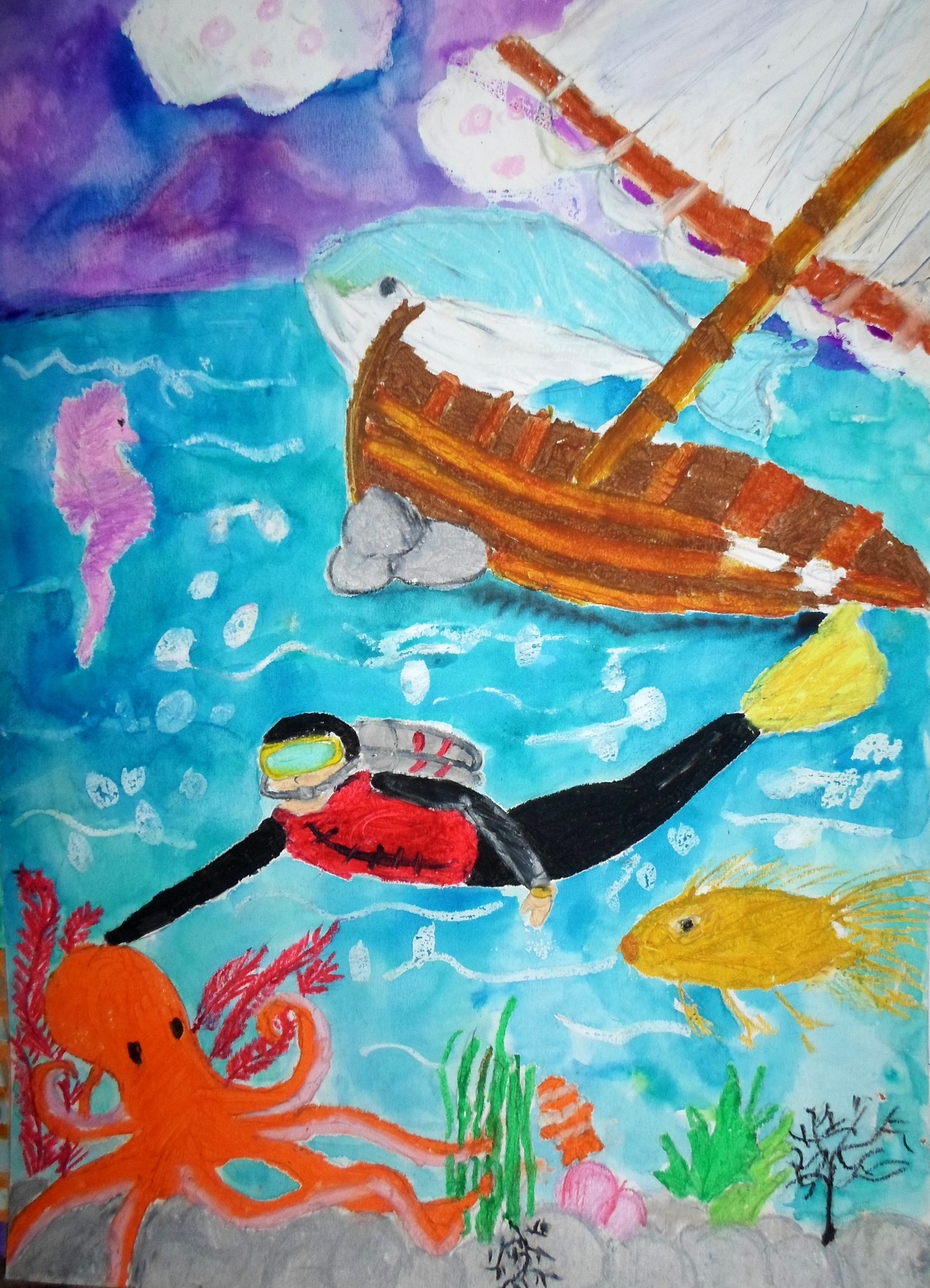 Рисунка: Селвер Селимова Бейсинова, 13 г. 