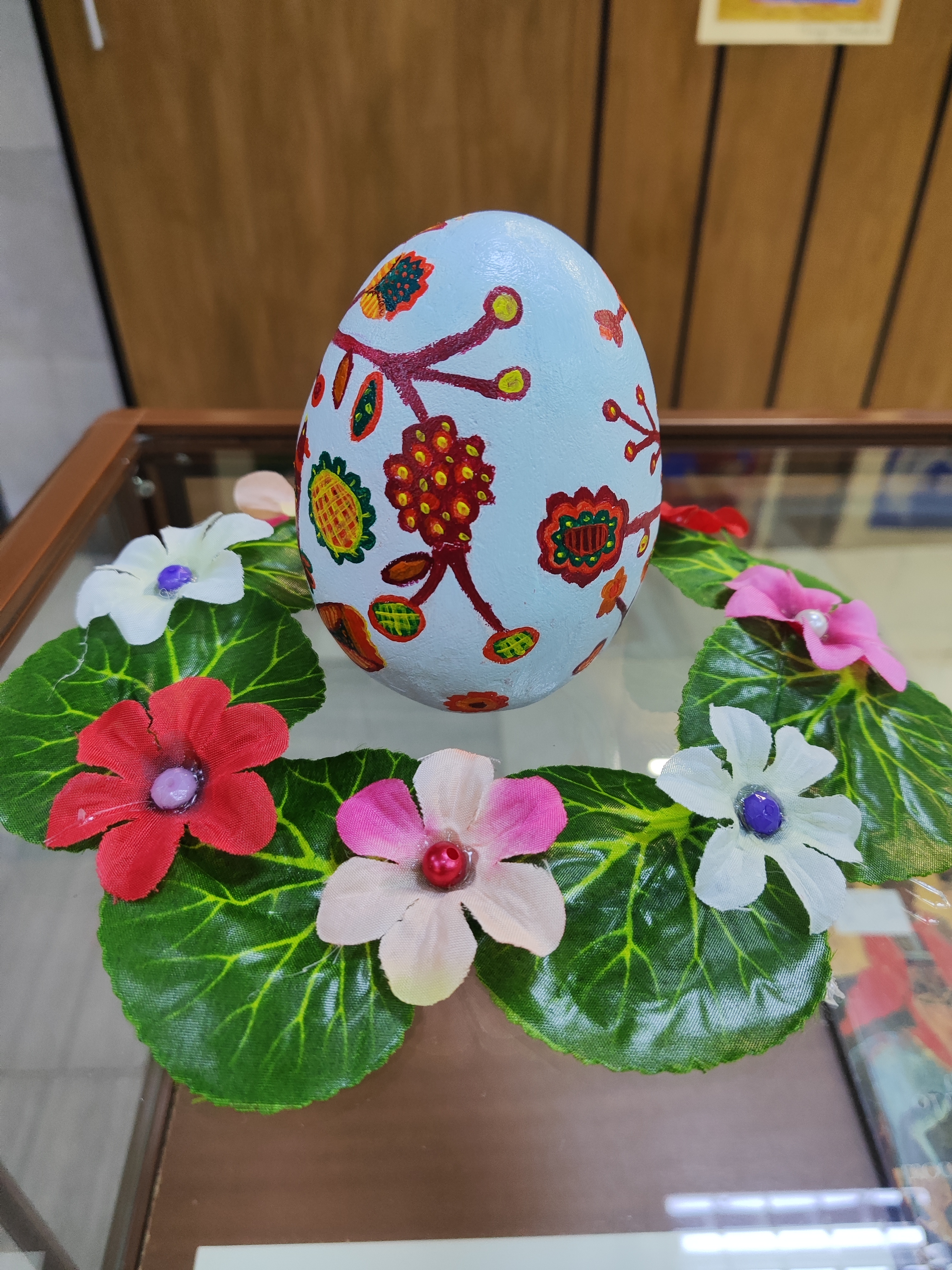 Великденско яйце керамика, Деница Радичева17г., Имаш само това, което си дал, Пастело