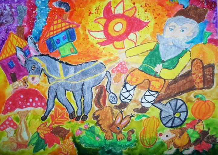 Рисунка: Кристияна Бужева, 8 г.