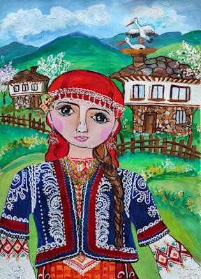 "Пролет в Родопите". Никол Димитрова, 13 год.