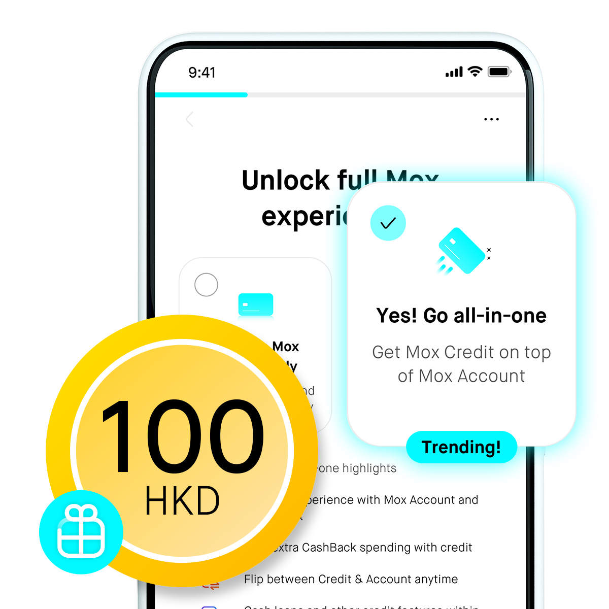 Welcome reward 1: Get HKD200 for just signing up