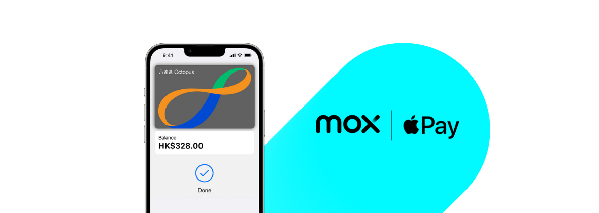 New Mox customers: Top-up Octopus on iPhone or Apple Watch with Mox to get HKD100  
