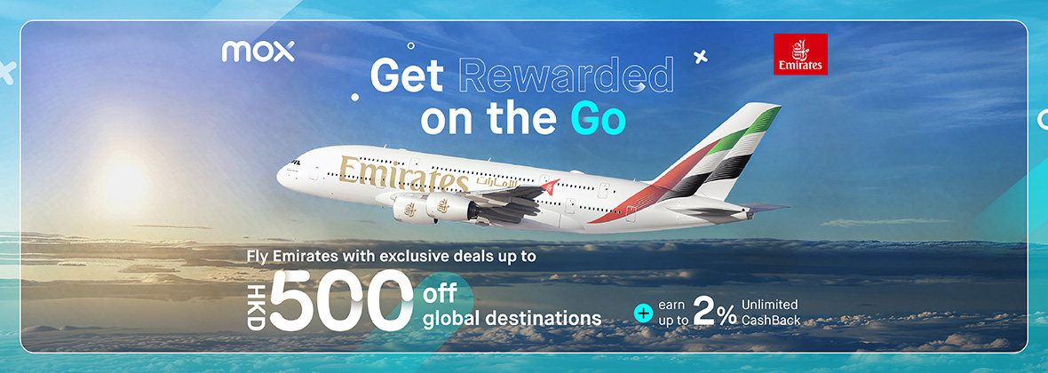 Mox × Emirates exclusive “Best-in-Town” flight offer is here✈️🌍 
