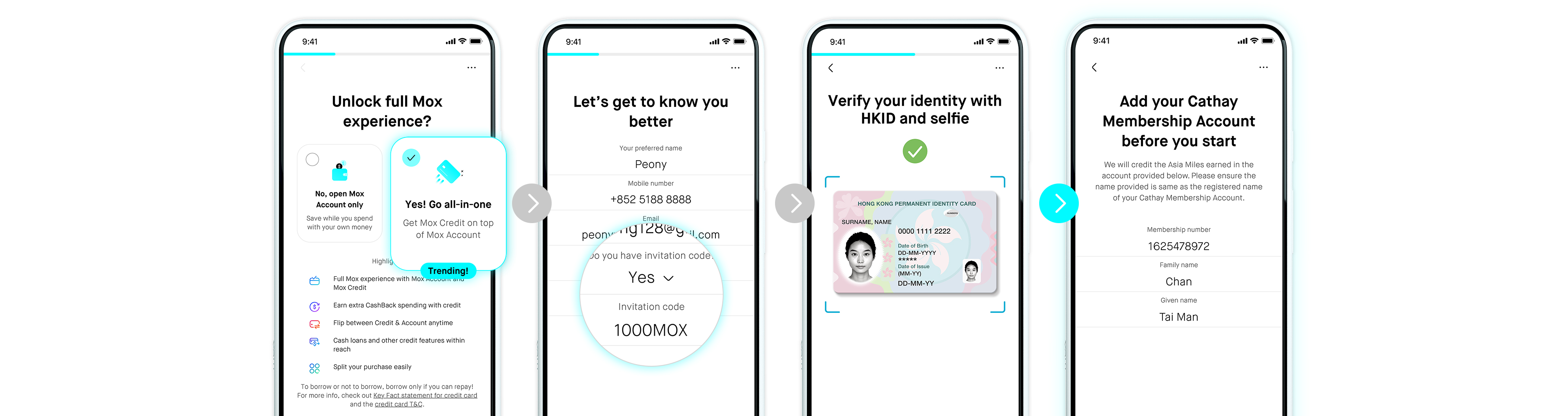 1000 Mox open account steps