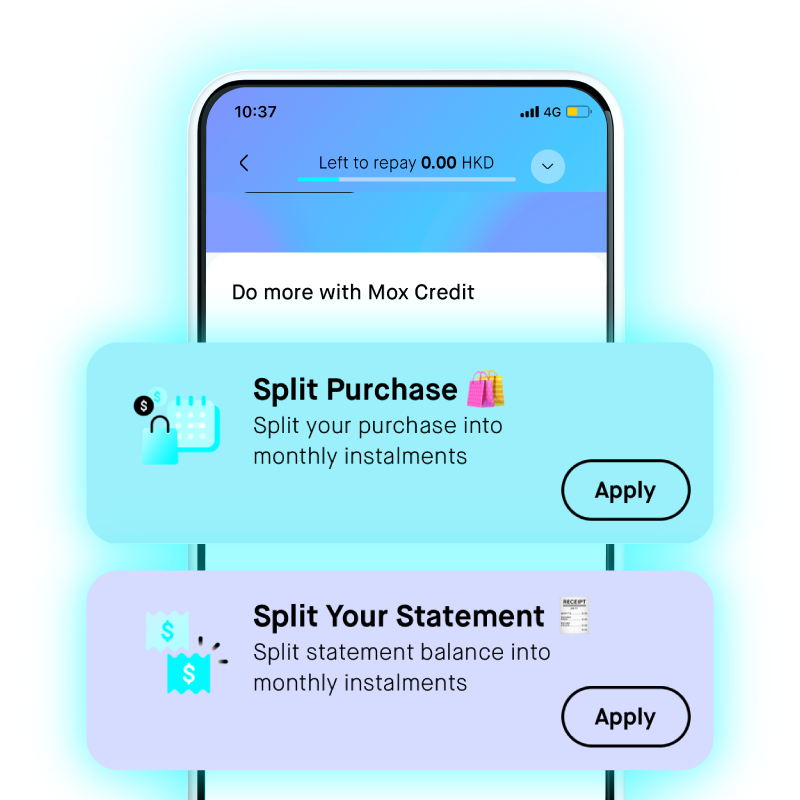 Make the split in 3 easy steps!