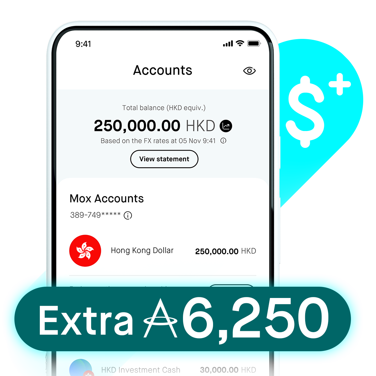 6,250 Asia Miles for your savings!⁵