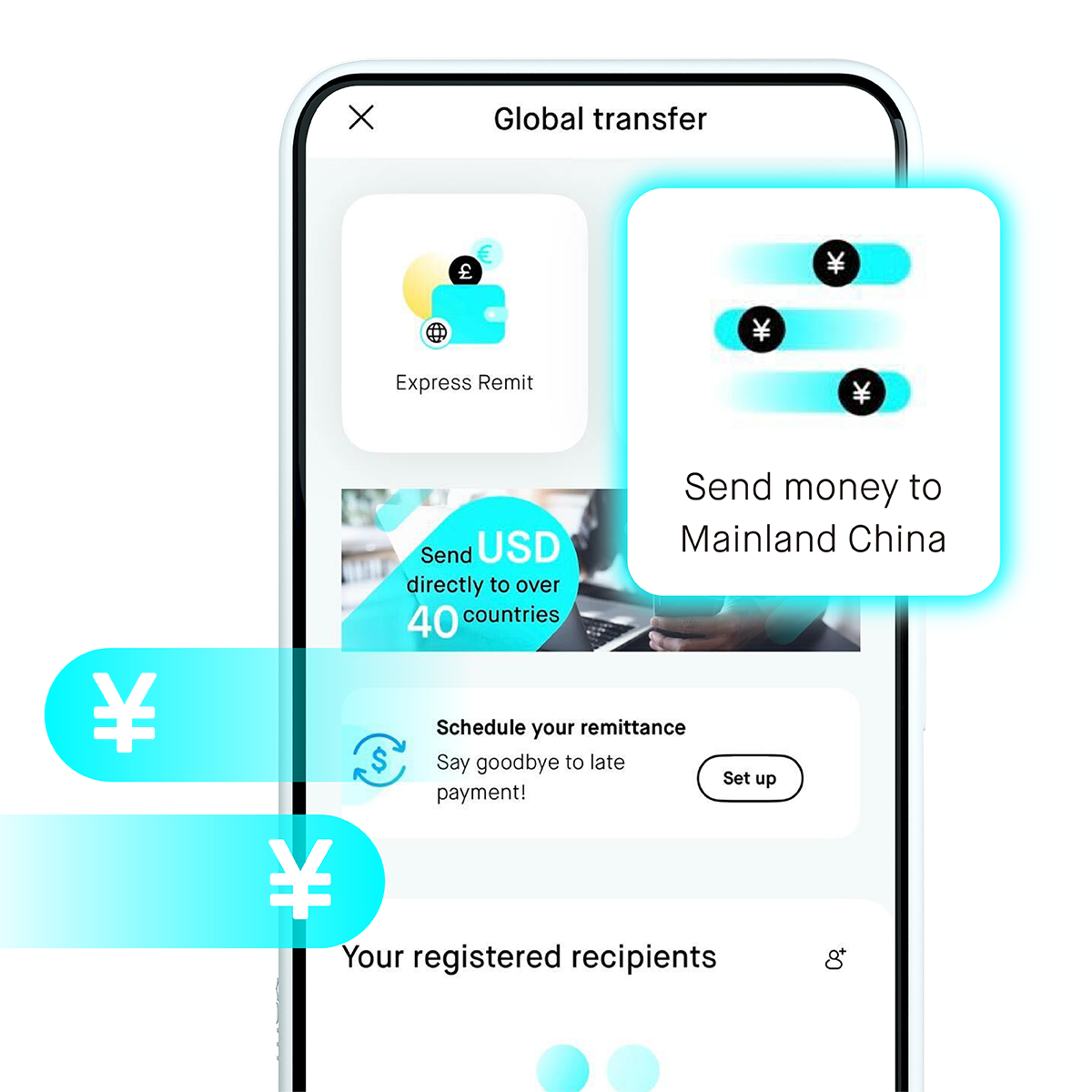 Free local transfer to mainland China 