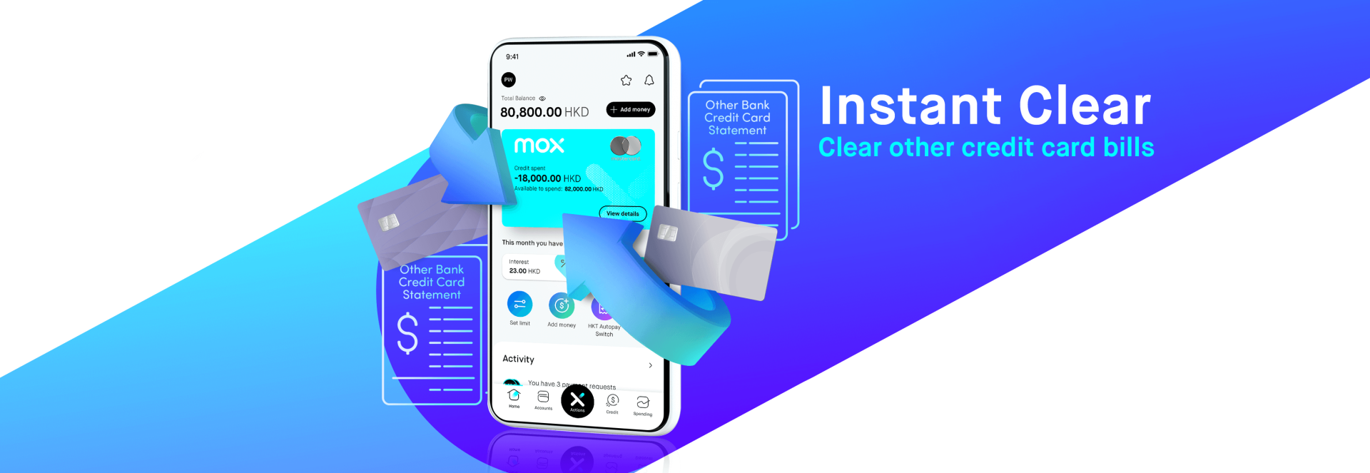 Mox Launches 'Instant Clear' to Offer Smarter Control Over Other Credit Card Bills During the Pandemic