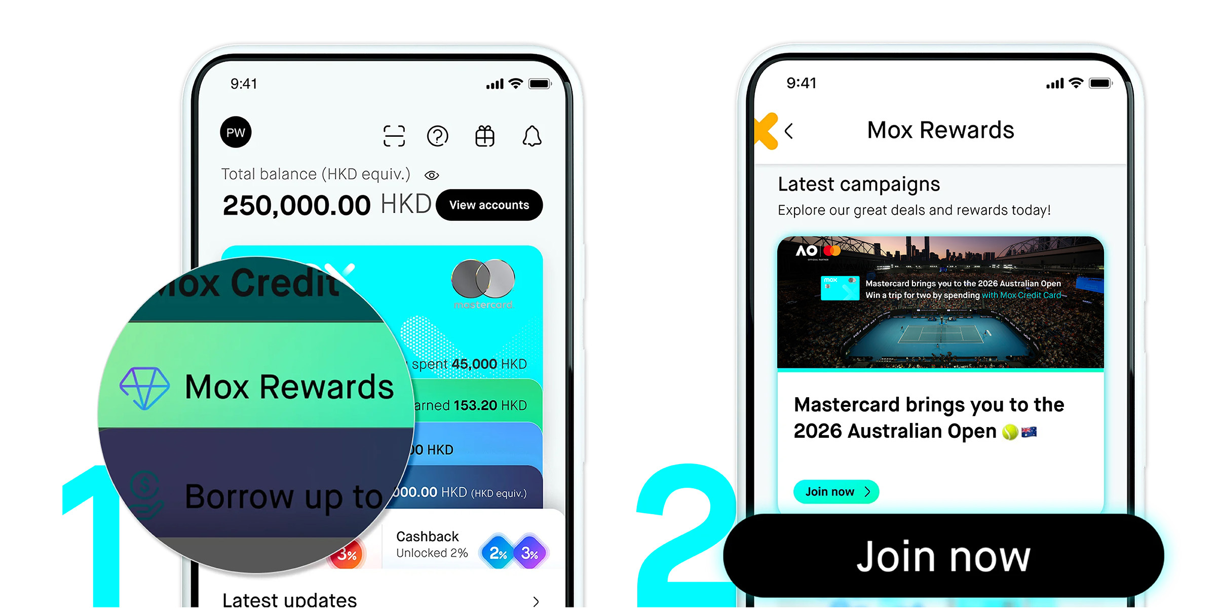 AO step by step registration