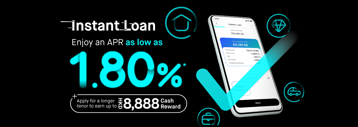 Instant Loan: Enjoy extra cash-in-hand with an APR as low as 1.80%