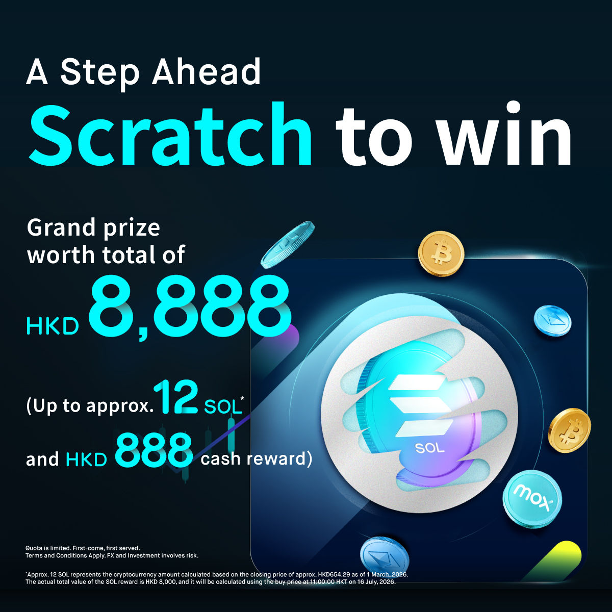 Scratch & win the ultimate prize worth total of HKD8,888💥