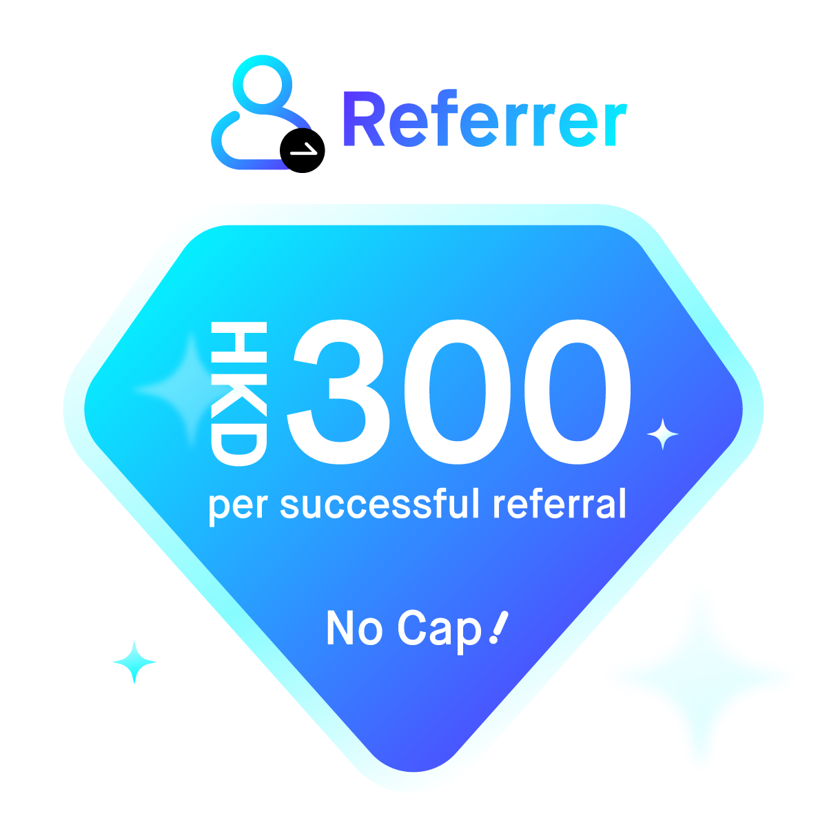Referrer - Earn HKD300¹ per successful referral !