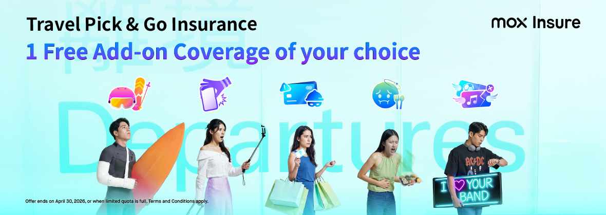 We packed you a FREE add-on coverage with our Travel Pick & Go insurance! ✈️ 🆓  